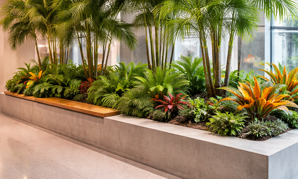 plantenbak atrium